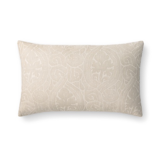 coptic pillow (12 x 20" Lumbar, cream shadow, No Insert) [1018-01-12x20-N] 