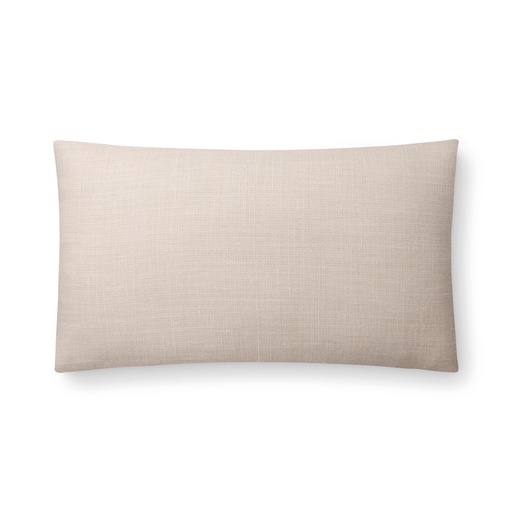 colette linen pillow (12 x 20" Lumbar, No Insert, barely beige) [2032-14-12x20-N] 