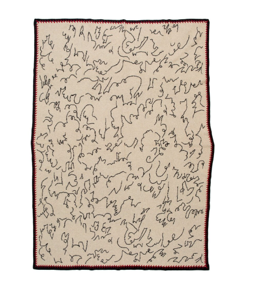 Modern Calligraphy Throw 