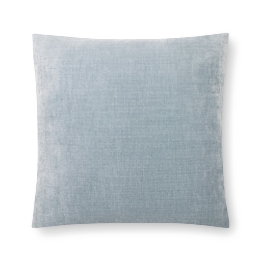 rigoletto velvet pillow (18" Square, No Insert, dusty sky) [2012-15-18x18-N] 