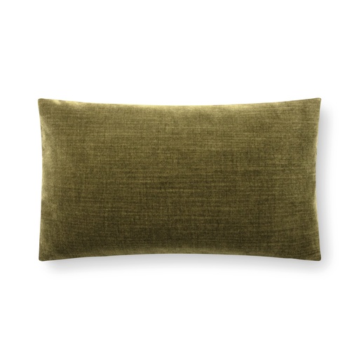 rigoletto velvet pillow (12 x 20" Lumbar, No Insert, juniper) [2012-13-12x20-N] 