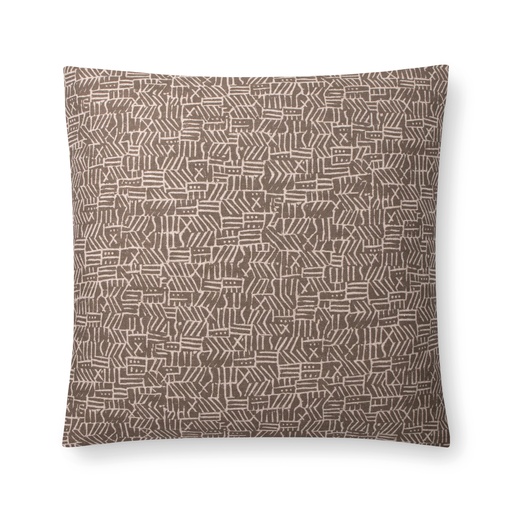 cypher pillow (18" Square, bark, No Insert) [1052-08-18x18-N] 