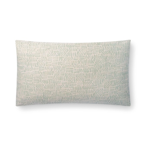 cypher pillow (12 x 20" Lumbar, moonstone blue, No Insert) [1052-04-12x20-N] 