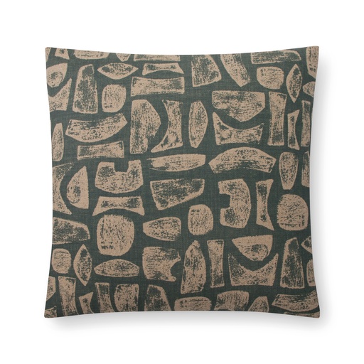 totem pillow (18" Square, bottle green, No Insert) [1054-04-18x18-N] 