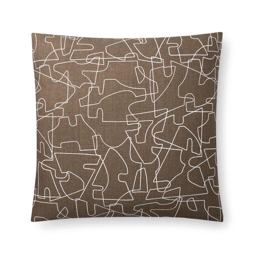 verge pillow (18" Square, carbon, No Insert) [1056-06-18x18-N] 