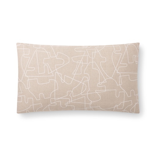 verge pillow (12 x 20" Lumbar, snow, No Insert) [1056-03-12x20-N] 