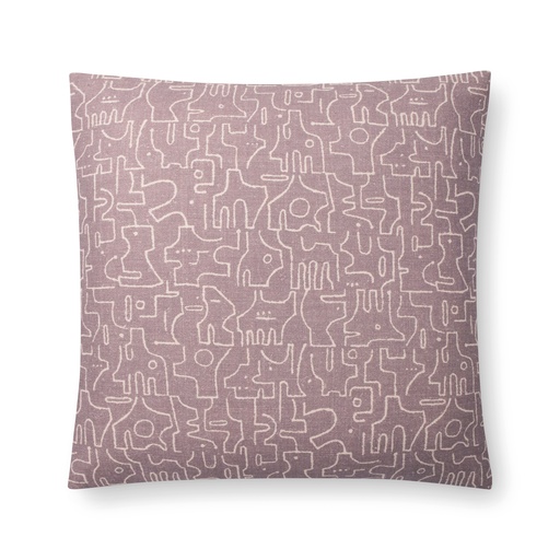 rune pillow (18" Square, lilac, No Insert) [1053-05-18x18-N] 